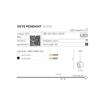 Skye pendant (white) AZ4522 LED 12W 950lm 3000K METAL AZZARDO