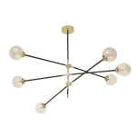 Lampa wisząca Solen 6 (black/gold) AZ4700 AZZARDO
