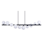 Lampa wisząca Sybilla 10 pendant (black) AZ4404 AZZARDO