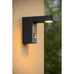 Kinkiet z czujnikiem ruchu TEXAS LED 1x6W 3000K IP54 28850/24/30 Anthracite Lucide - zdjęcie dodatkowe 1