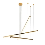 Trio 3 P0426D Lampa Wisząca Ściemnialna Złota MAXLIGHT - zdjęcie produktu