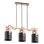 Lampa wisząca TROIS DREWNIANA 3xE27 63056 ALFA