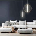 kinkiecik.pl Lampa wisząca czarna 3000K TREVISO LP-798/1P S3 BK LIGHT PRESTIGE
