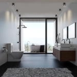 Tubka Luna 1xGU10 czarna IP65 CL0103-BK yaskr