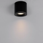 Tubka Luna 1xGU10 czarna IP65 CL0103-BK yaskr