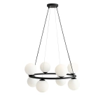 LAMPA WISZĄCA KRONE 8 CZARNY 1085P1 ALDEX - zdjęcie produktu
