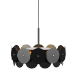 kinkiecik.pl Lampa wisząca VEGAS Pendant 3L Black/Brass 108265 Markslojd