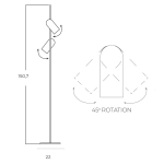 Lampa podłogowa VIVI AZ5725 AZZARDO