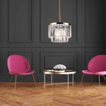 Vetro wisząca antyczne złoto LP-2910/5P AGD Light Prestige