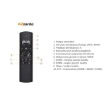 Wentylator z pilotem Vinca CCT + Remote Control (white/white) AZ4453 AZZARDO