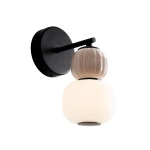 Kinkiet Modern 5w, Opal + Medium Brown W0399 MaxLight - zdjęcie produktu
