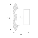 Kinkiet Lunaris 6W W0424 MaxLight