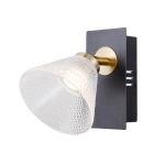 Kinkiet Orella WL-34393-1-BK-HBR Italux