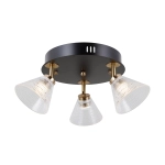 Plafon Orella WL-34393-3R-BK-HBR Italux