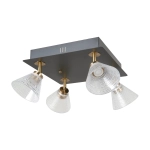 Plafon Orella WL-34393-4S-BK-HBR Italux