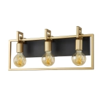 Kinkiet Primero WL-44003-3-BK-GD Italux - zdjęcie produktu