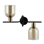 Kinkiet Servio WL-66892-2A-BK-AMB Italux - zdjęcie 2