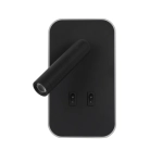 Kinkiet Doria WL-83957-1-BK Italux