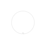Kinkiet Ringa L 1xLED biały WL0116-L-WH yaskr
