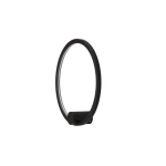 Kinkiet Ringa S 1xLED czarny WL0116-S-BK yaskr