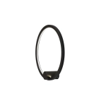 Kinkiet Ringa S 1xLED czarny WL0116-S-BK yaskr