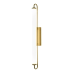 Kinkiet Olendria 1xLED IP 44 złoty WL0119-L yaskr