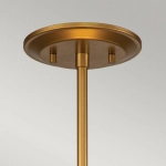 Średnia lampa wisząca Ziggy – 2 źródła światła – Lakierowane złoto ZIGGY-2P-M-LG Elstead Lighting