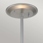 Średnia lampa wisząca Ziggy – 2 źródła światła – Lakierowane srebro ZIGGY-2P-M-LS Elstead Lighting