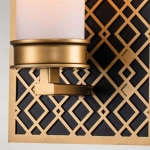 Kinkiet Ziggy – 1 źródło światła – Lakierowane złoto ZIGGY1-LG Elstead Lighting