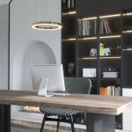 Żyrandol Aurum S 1xLED złoty PL0116-50 yaskr