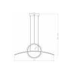 Lampa wisząca Evora czarny mat 339801-30 REALITY