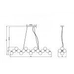 Lampa wisząca Dallas MOD547PL-25B Maytoni - zdjęcie dodatkowe 2
