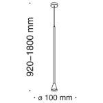 Lampa wisząca Arrow P064PL-01B Maytoni - zdjęcie dodatkowe 5