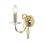 kinkiecik.pl Kinkiet Aegean – 1 źródło światła – Polerowany mosiądz AG1-POL-BRASS Elstead Lighting