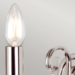 Kinkiet Aegean – 1 źródło światła – Polerowany nikiel AG1-POL-NICKEL Elstead Lighting