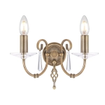 kinkiecik.pl Kinkiet Aegean – 2 źródła światła – Stary mosiądz AG2-AGED-BRASS Elstead Lighting