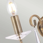 Kinkiet Aegean – 2 źródła światła – Stary mosiądz AG2-AGED-BRASS Elstead Lighting