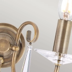 Kinkiet Aegean – 2 źródła światła – Stary mosiądz AG2-AGED-BRASS Elstead Lighting