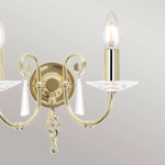 Kinkiet Aegean – 2 źródła światła – Polerowany mosiądz AG2-POL-BRASS Elstead Lighting