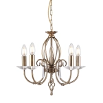kinkiecik.pl Żyrandol Aegean – 5 źródeł światła – Stary mosiądz AG5-AGED-BRASS Elstead Lighting