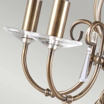 Żyrandol Aegean – 5 źródeł światła – Stary mosiądz AG5-AGED-BRASS Elstead Lighting
