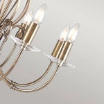 Żyrandol Aegean – 8 źródeł światła – Stary mosiądz AG8-AGED-BRASS Elstead Lighting