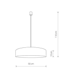 Lampa wisząca TURDA GRAY III ZWIS 8946 Nowodvorski - zdjęcie dodatkowe 1