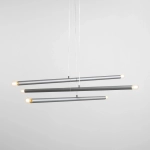 Lampa wisząca TUBO 6 Steel 1072K5 Aldex - zdjęcie produktu