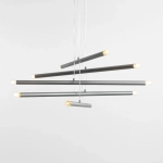 Lampa wisząca TUBO 10 Steel 1072M5 Aldex - zdjęcie produktu