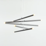 Lampa wisząca TUBO 10 Steel 1072M5 Aldex - zdjęcie dodatkowe 3
