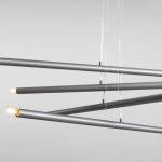 Lampa wisząca TUBO 8 Steel 1072P5 Aldex - zdjęcie dodatkowe 2