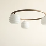 Lampa wisząca PUFF 3 RING BEIGE 1159E17_R Aldex - zdjęcie dodatkowe 1