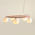 Lampa wisząca PUFF GLAZE 5 RING CORAL 1160F11_R Aldex - zdjęcie produktu