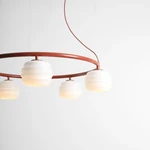 Lampa wisząca PUFF GLAZE 5 RING TERRA 1160F24_R Aldex - zdjęcie dodatkowe 2